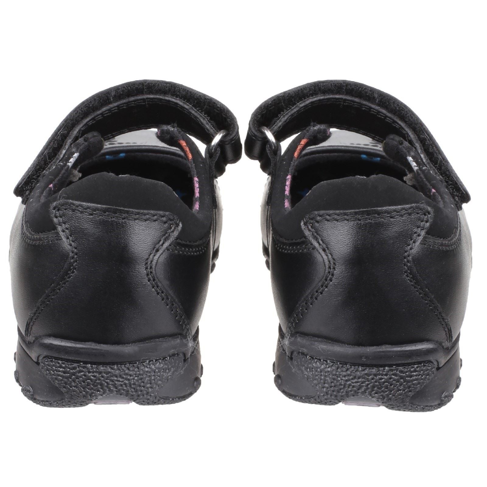 Hush Puppies Clare Junior Mädchenschuhe Aus Schwarzem Leder