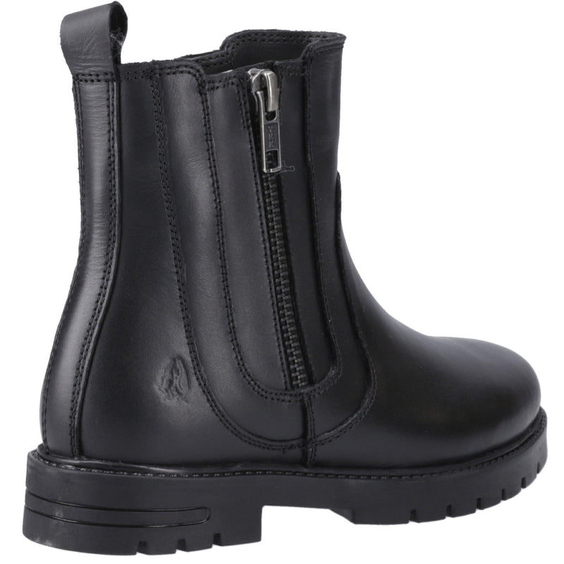 Hush Puppies Liana Mädchen Schwarze Farbe Lederstiefel