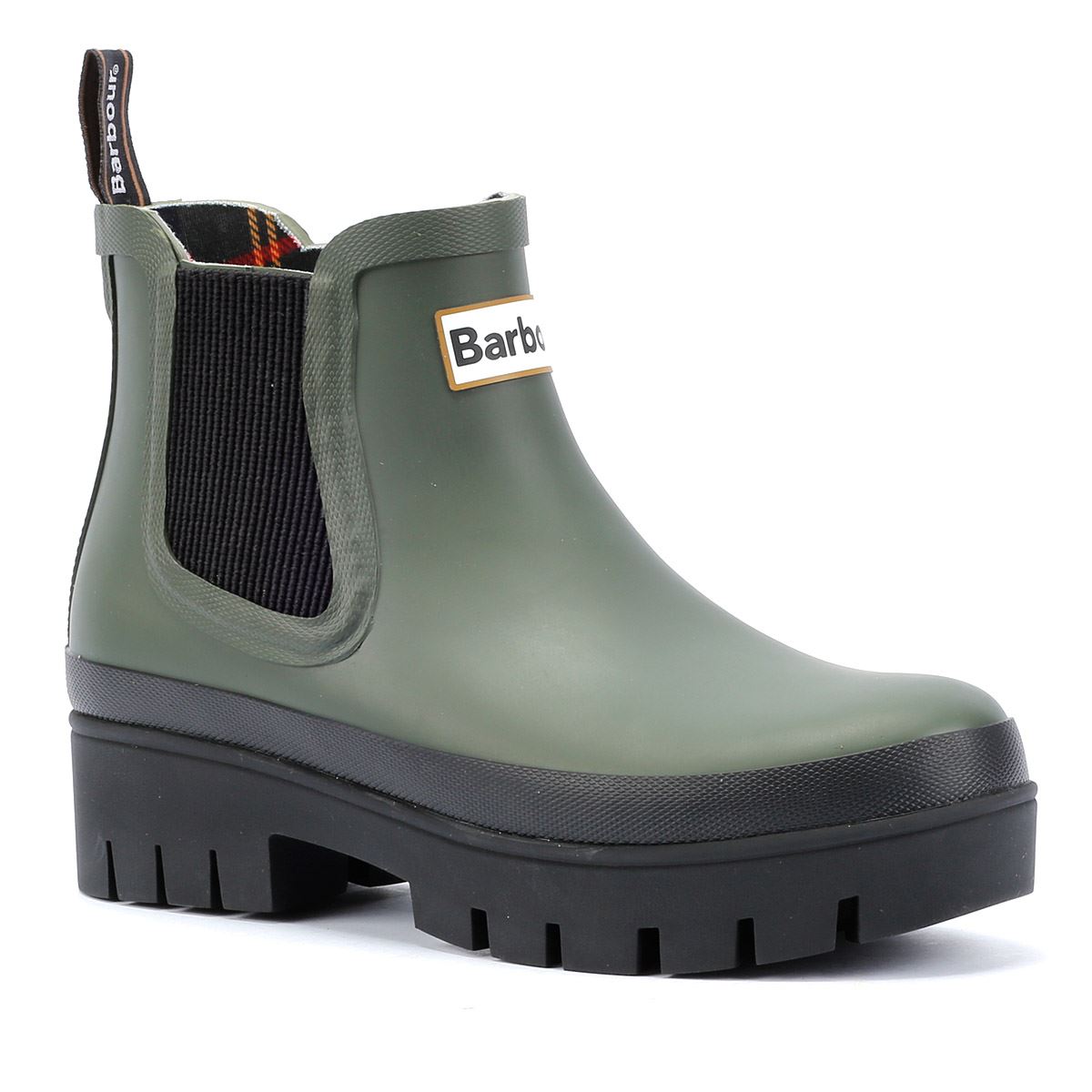Barbour Halton Damen Gummistiefel In Grün