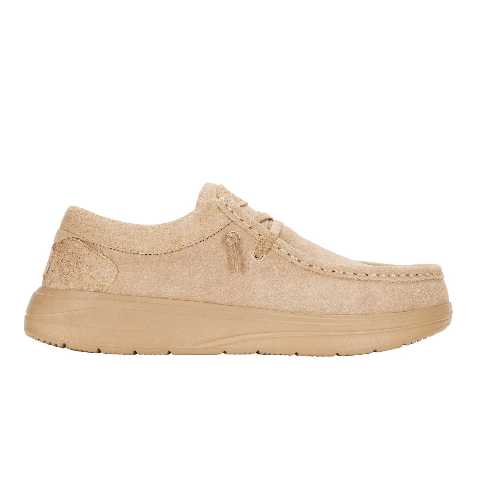 HEYDUDE Wally X Wildleder Herren Bootsschuhe In Tan