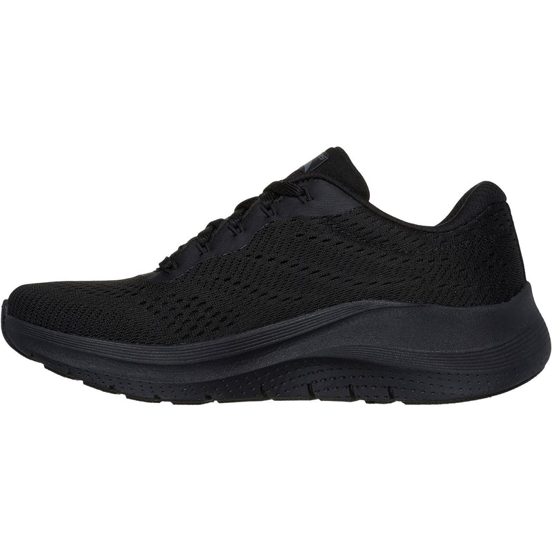 Skechers Arch Fit 2.0 - Big League Textile Damen-Sneaker In Schwarz