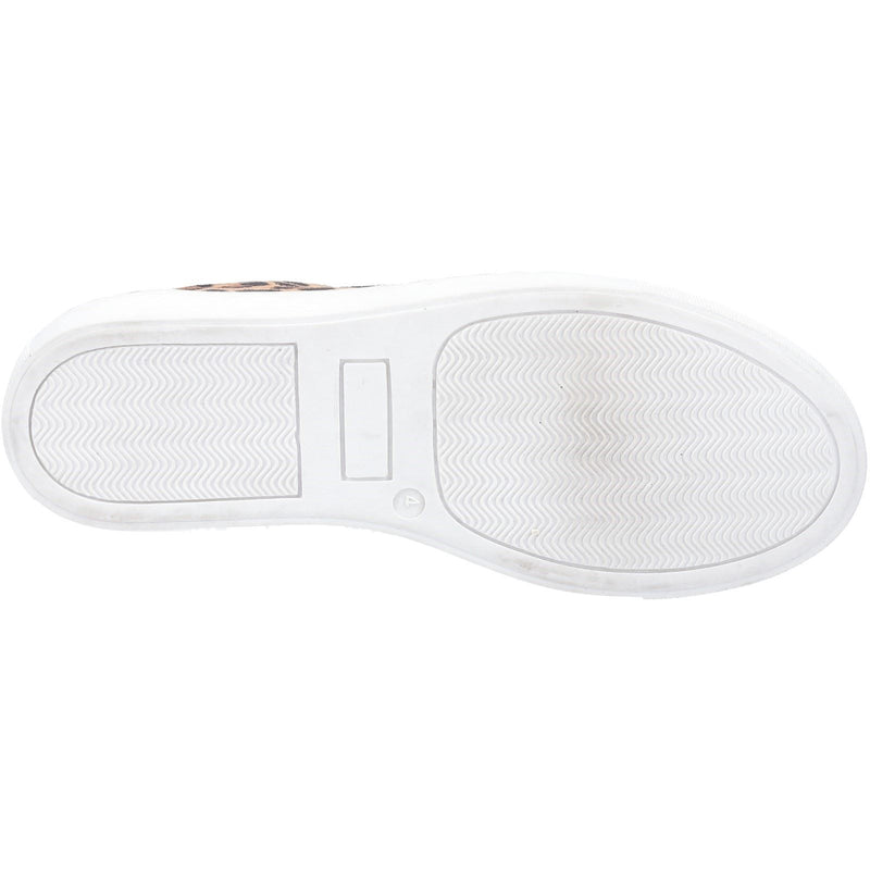 Hush Puppies Tessa Wildleder Damen Leoparden-Sneakers