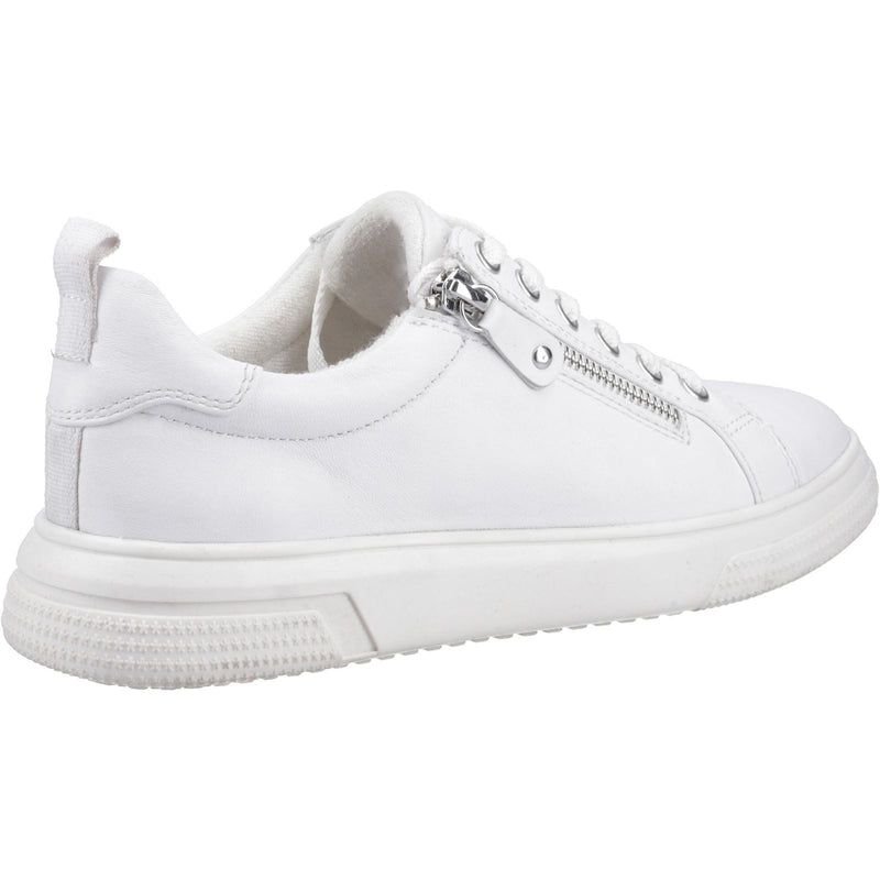 Hush Puppies Martha Damen Sneaker Aus Weißem Leder