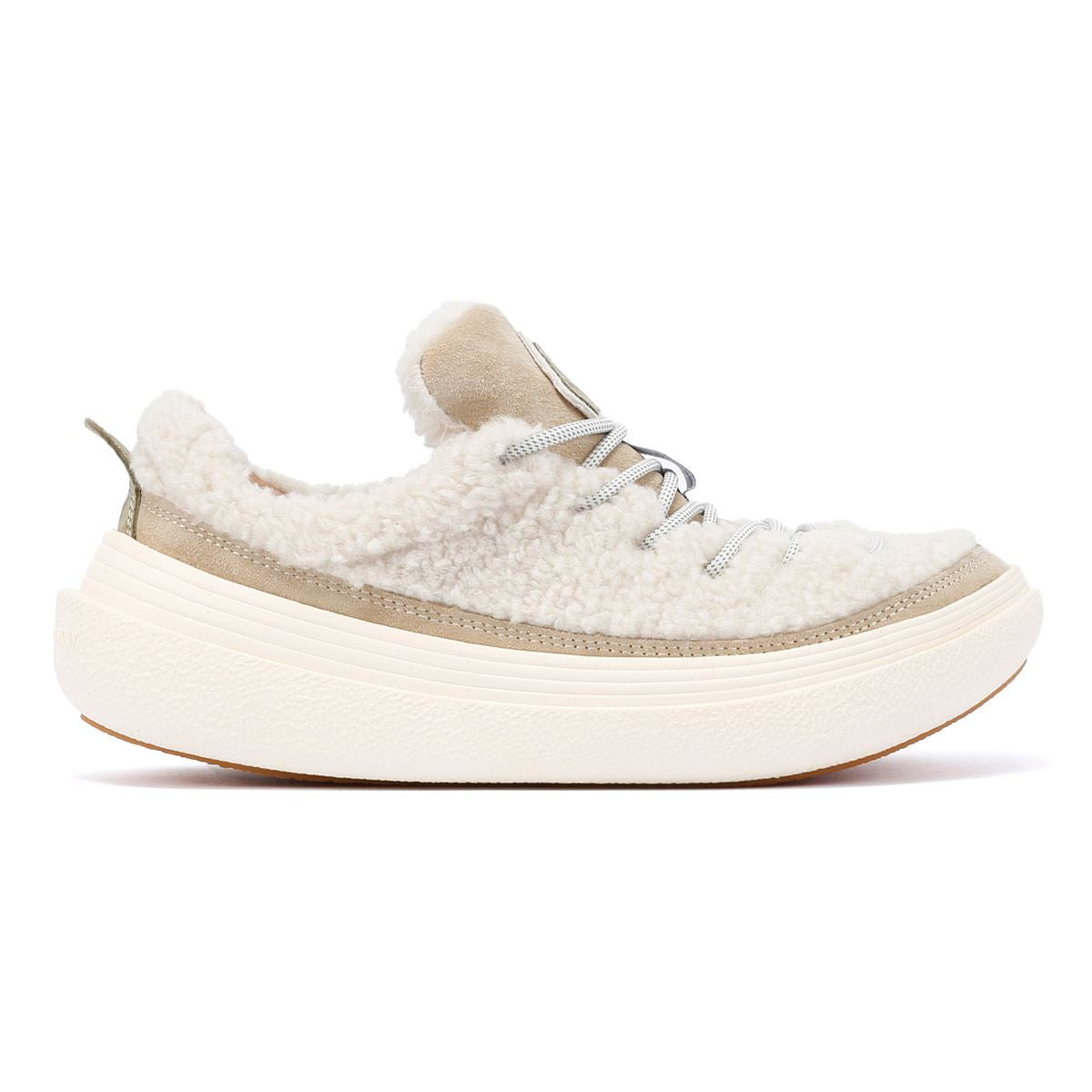 Flower Mountain Fami Teddy Wollmischung Weiße Sneakers