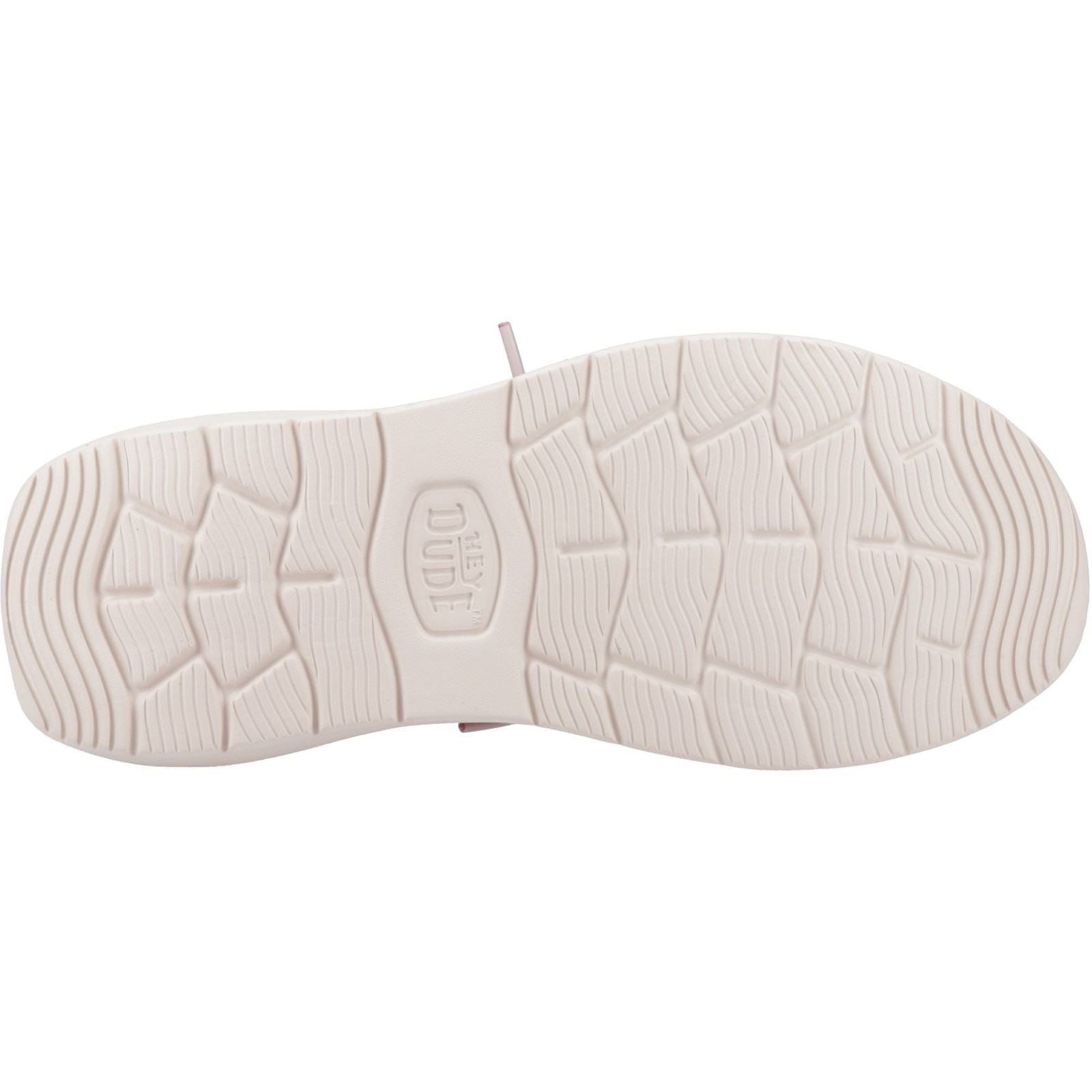 HEYDUDE Wendy COMF Suede Damen Mokassins Aus Leder In Rosé Pink/Whisper Pink