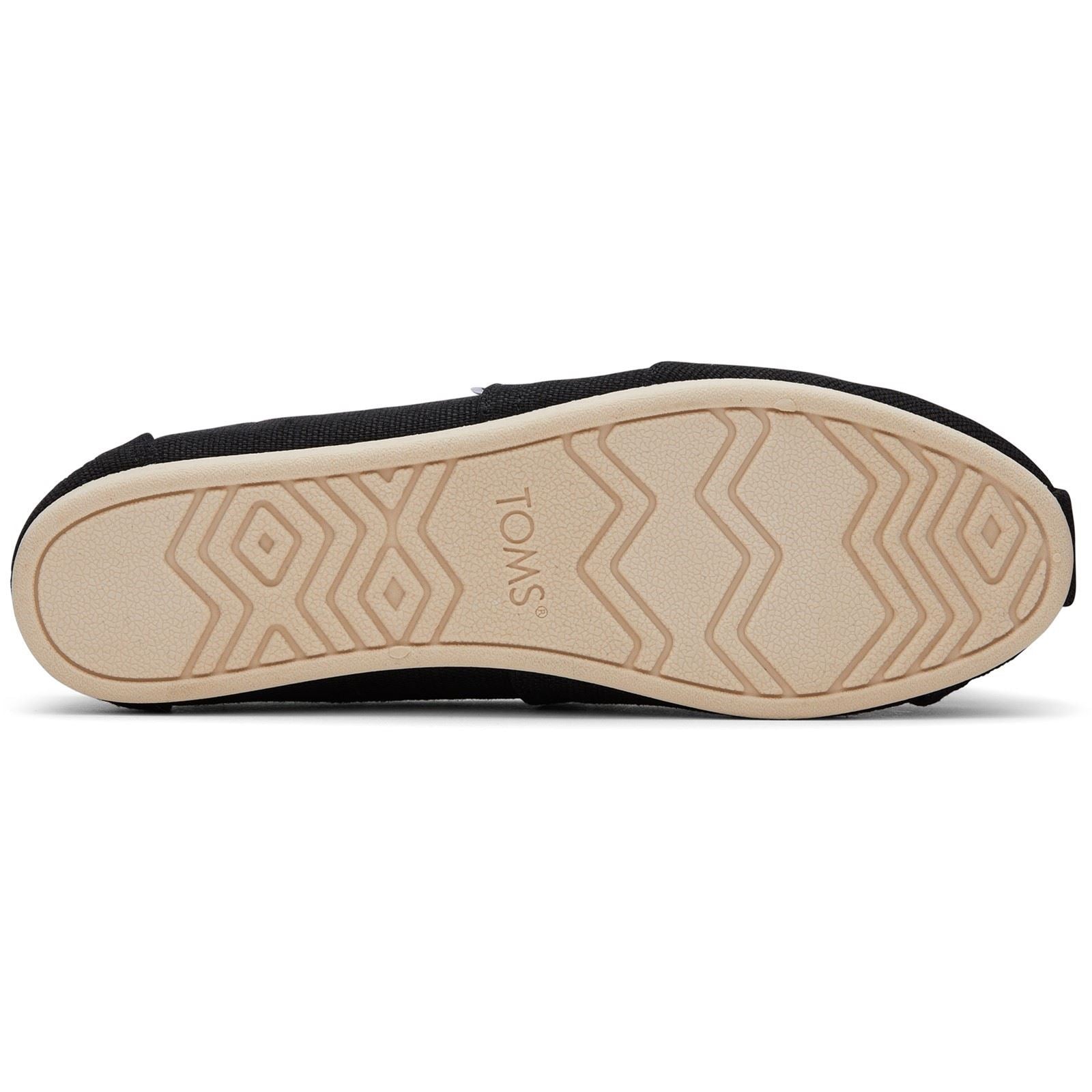 TOMS Alpargata Classic Baumwolle Damen Schwarze Farbe Espadrilles