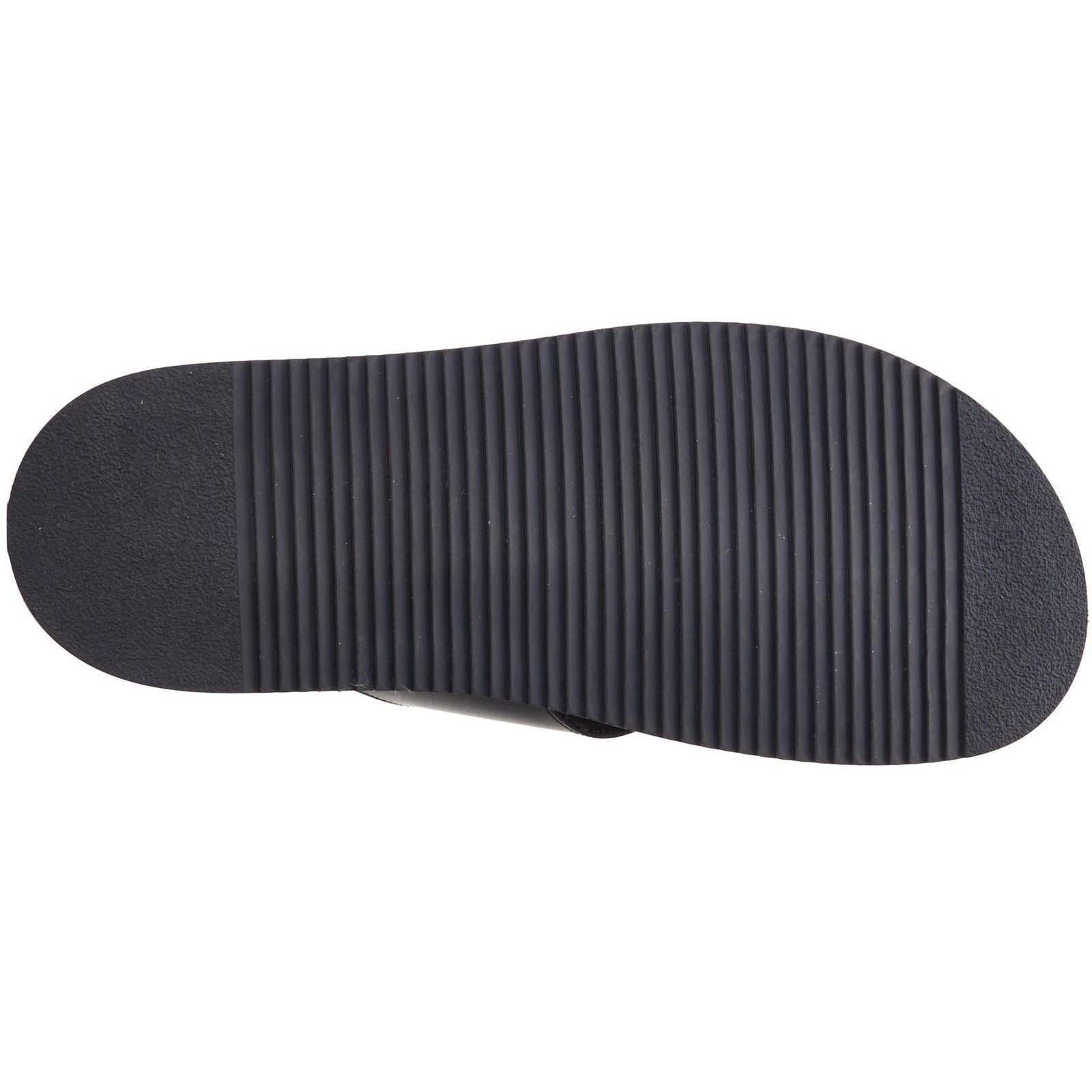 Base London Webb Herren Sandalen Aus Schwarzem Leder