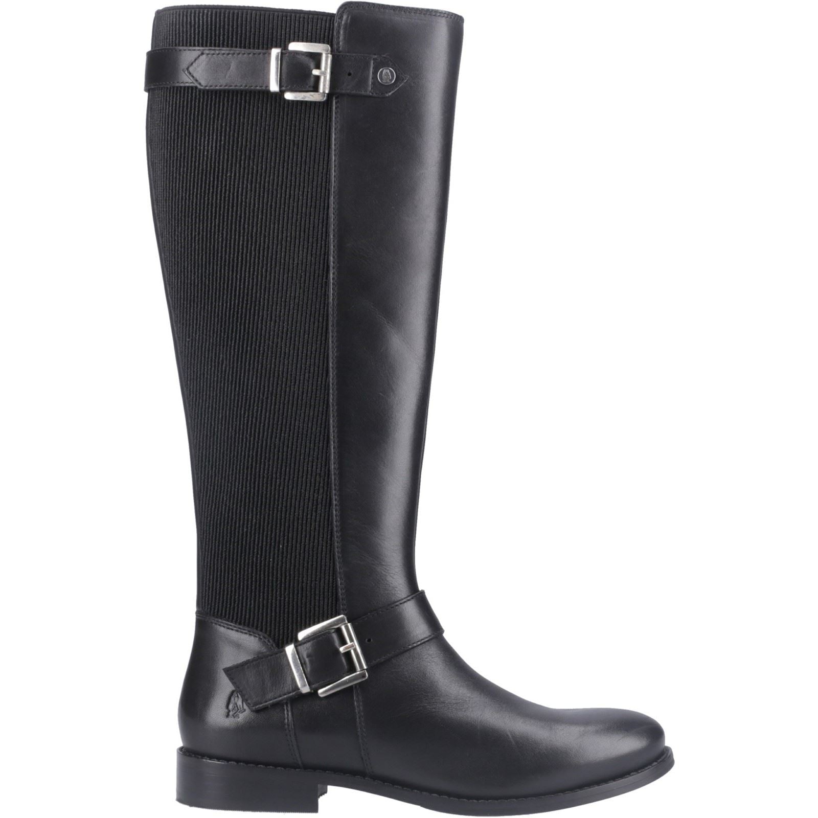 Hush Puppies Daphne Damen Schwarze Farbe Lederstiefel