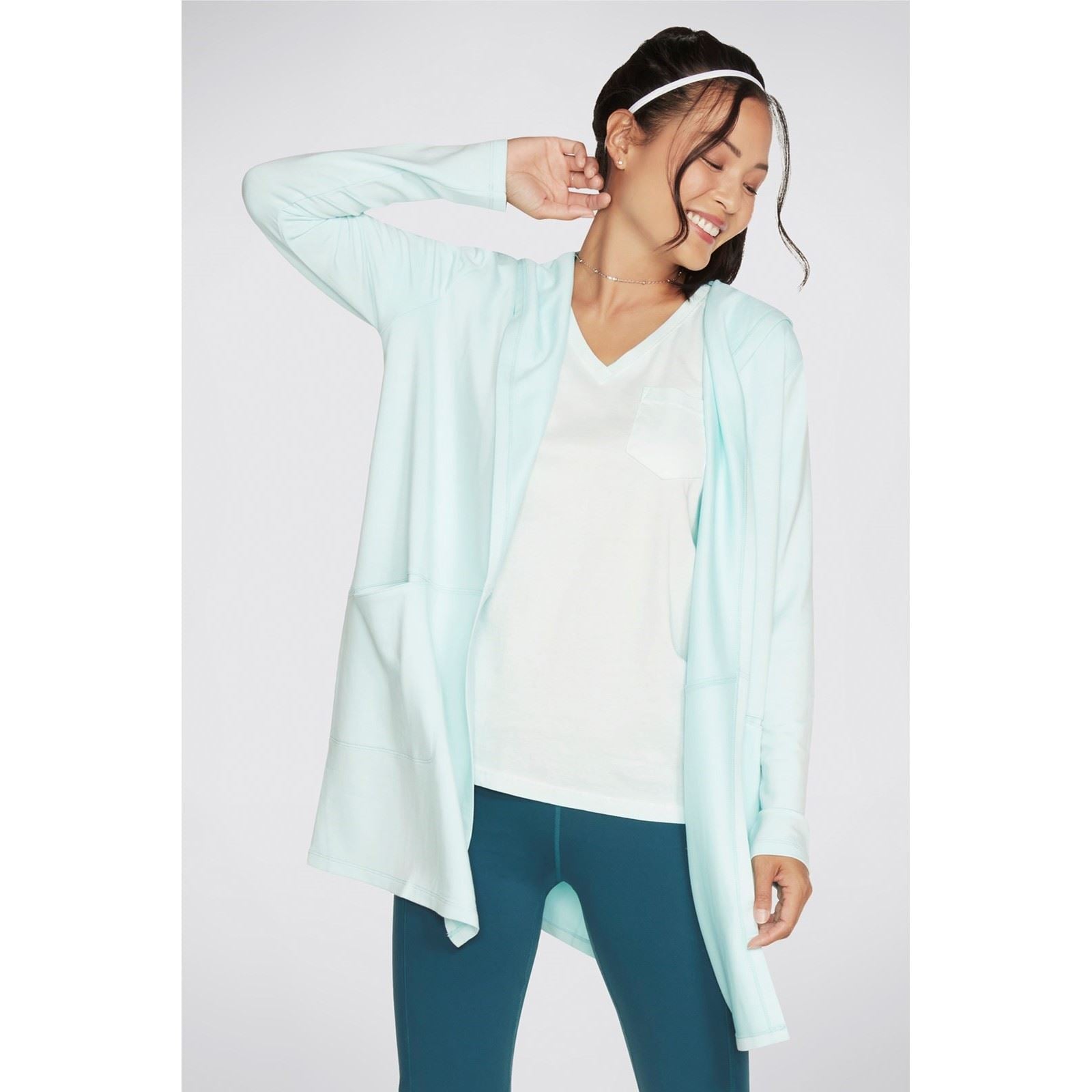 Skechers Performance Restful Damen Blaue Cardigans
