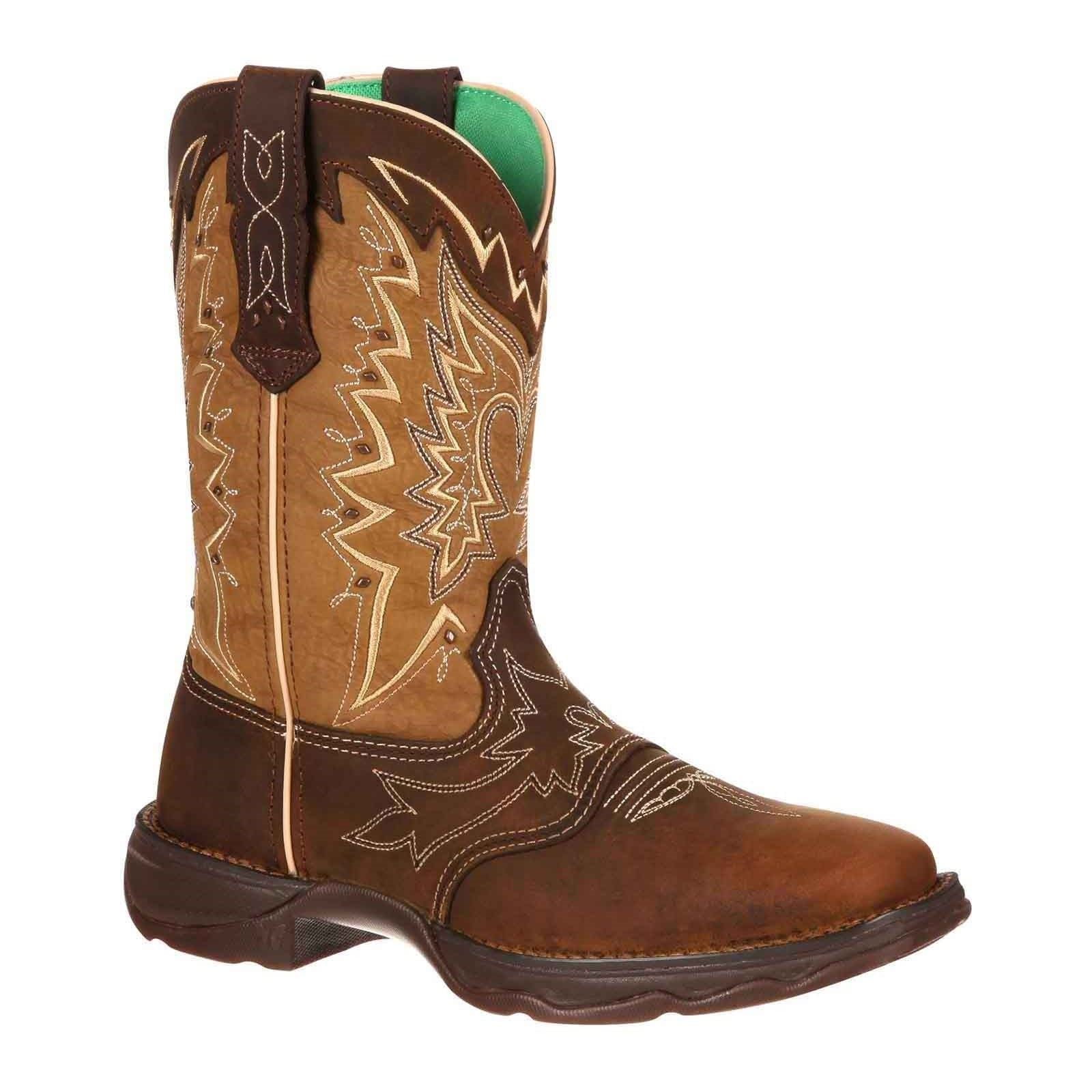 Durango Lady Rebel Damenstiefel Aus Leder In Nicotin/Braun