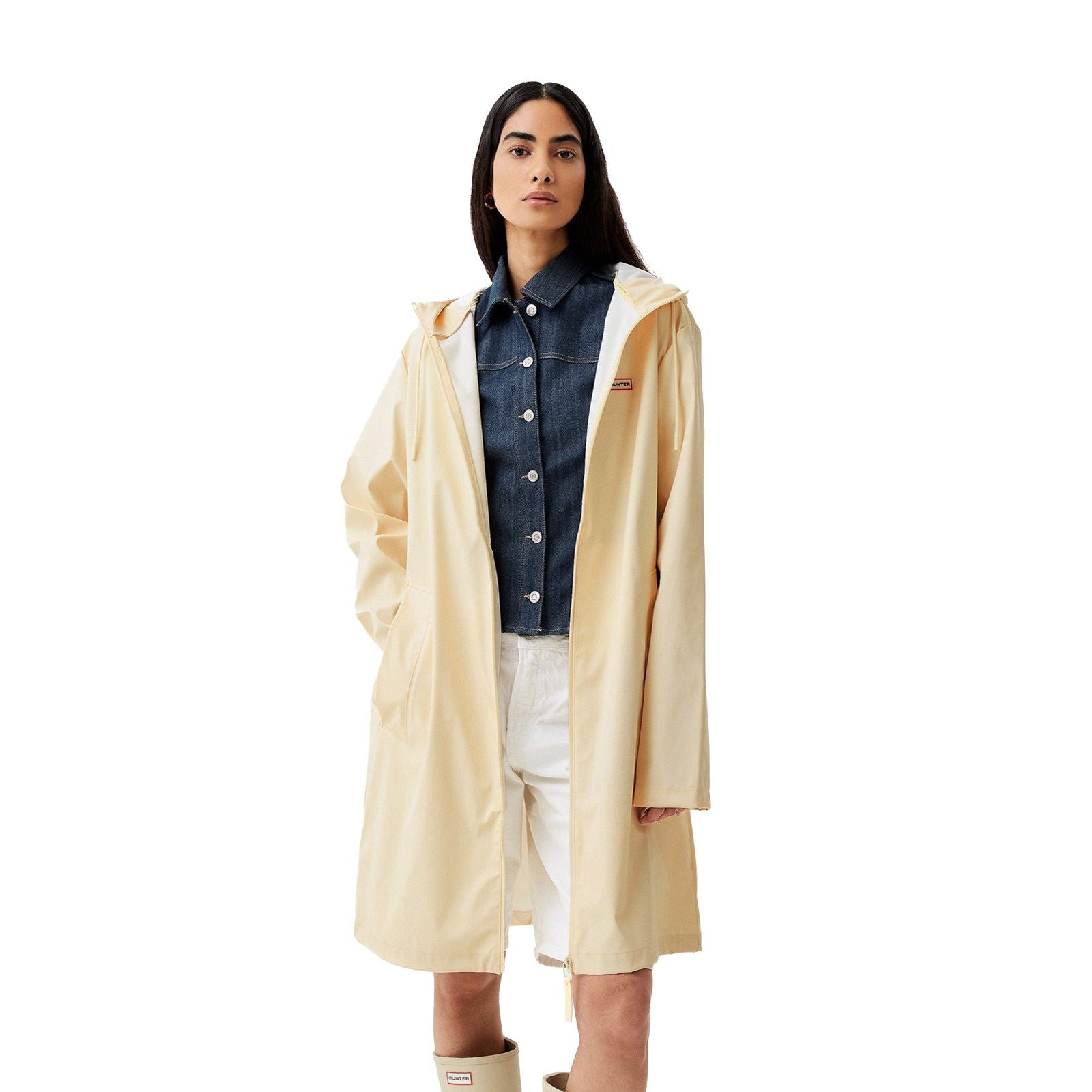 Hunter Andrea Unisex Erwachsene Grauer Regenmantel