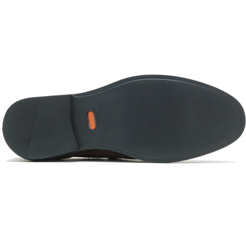 Hush Puppies Earl Slip On Wildleder Herren Braune Loafer