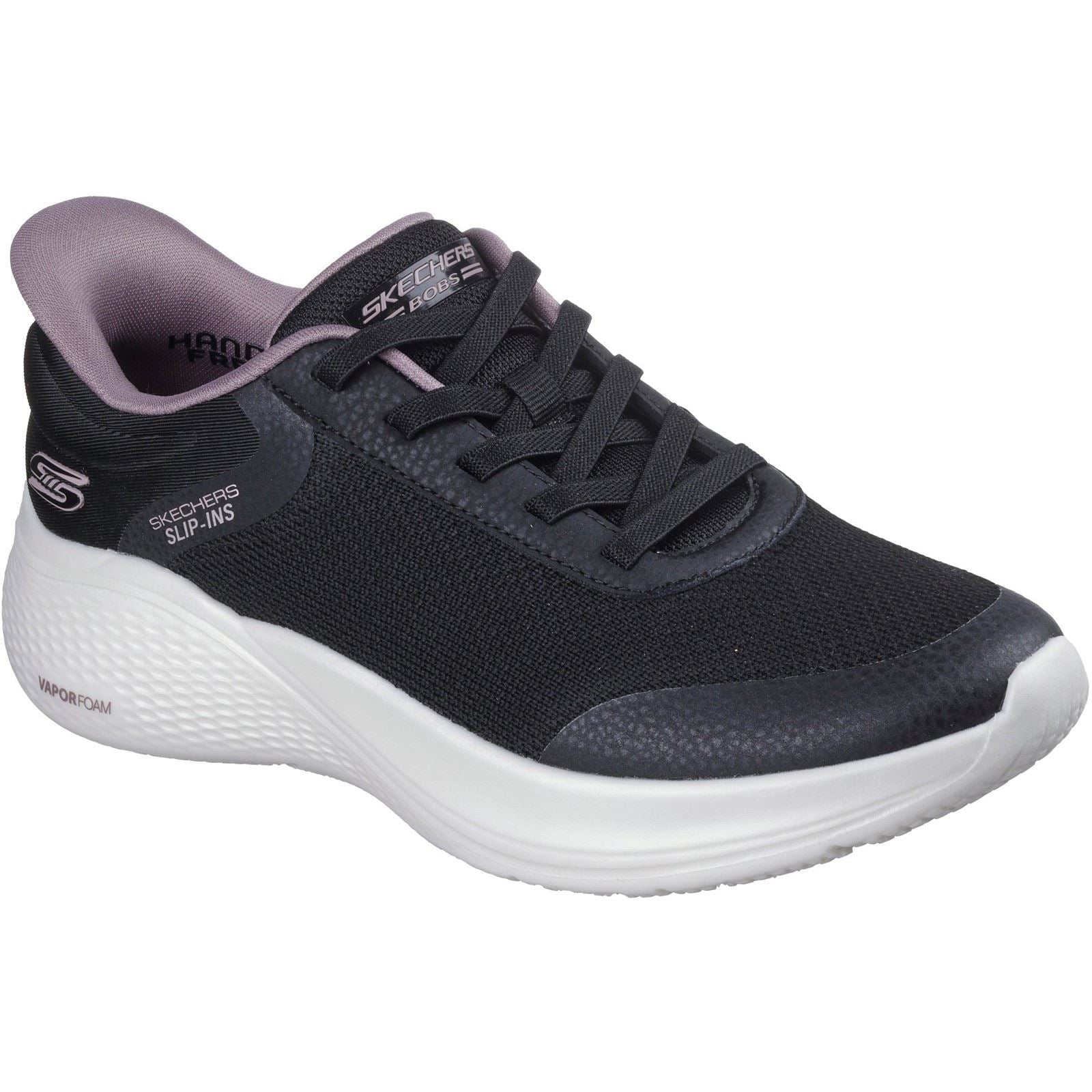 Skechers BOBS Infinity Vapor Glow Polyester Damen Schwarze Farbe Sneakers