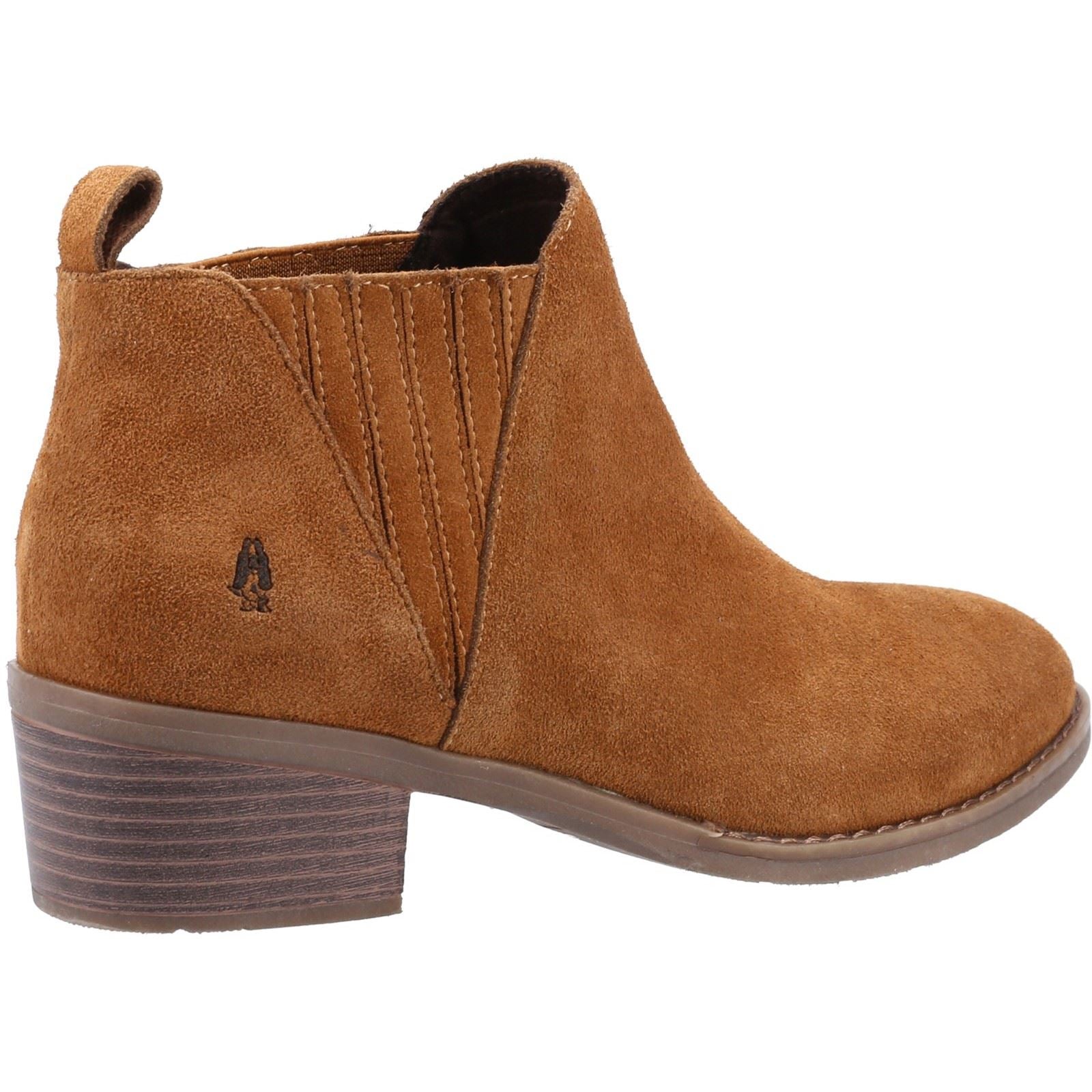 Hush Puppies Isobel Leder Damen Stiefeletten In Hellbraun