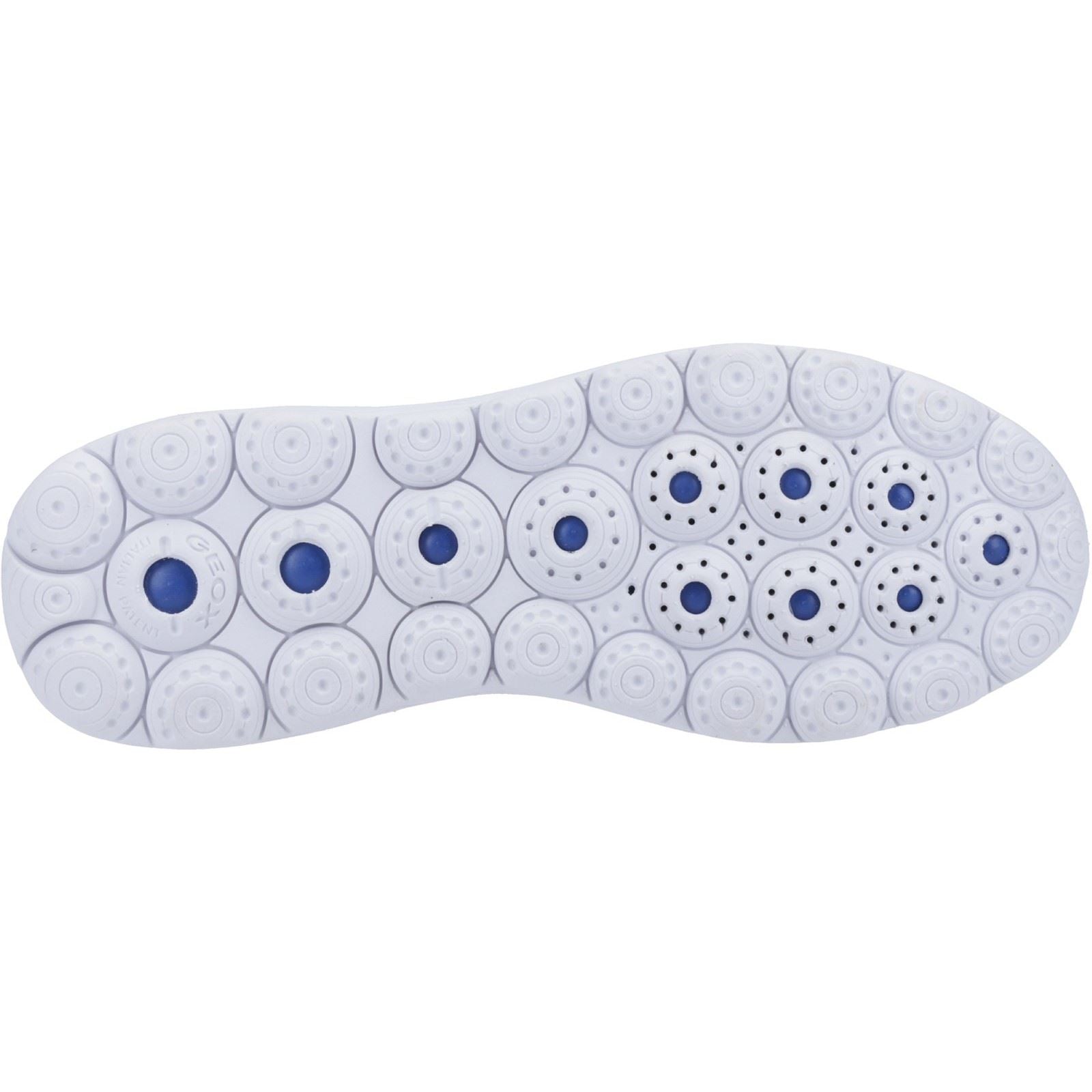 Geox D Spherica A Leder Damen Weiße Turnschuhe