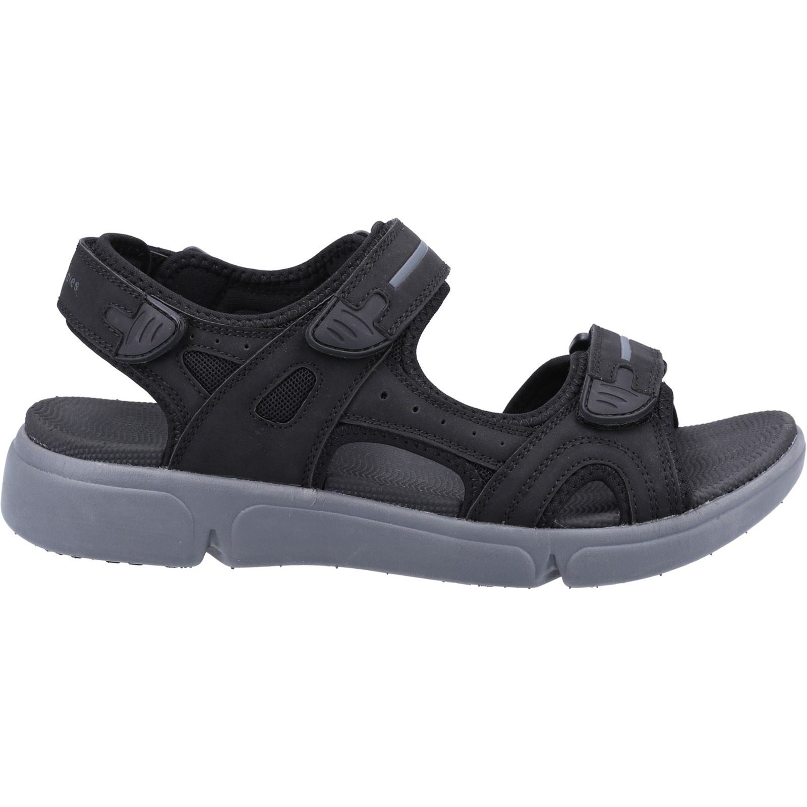 Hush Puppies Castro Herren Sandalen Aus Polyurethan In Schwarz