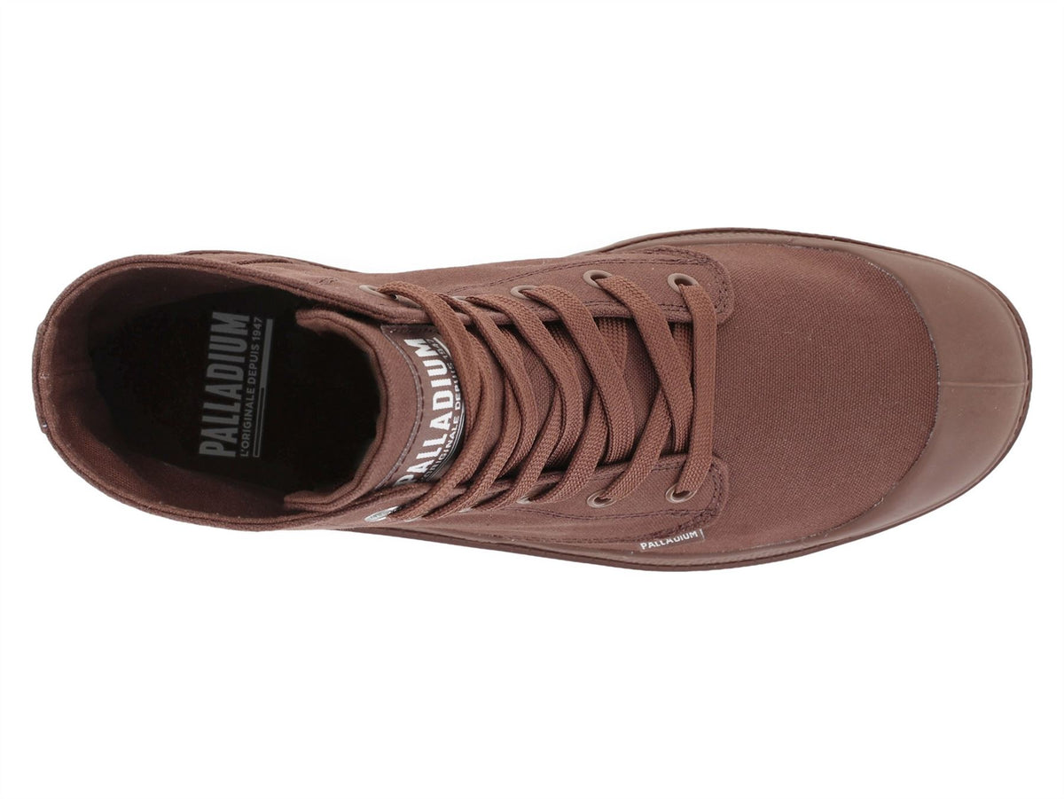 Palladium Mono Chrome Baumwoll Herrenbraune Stiefel
