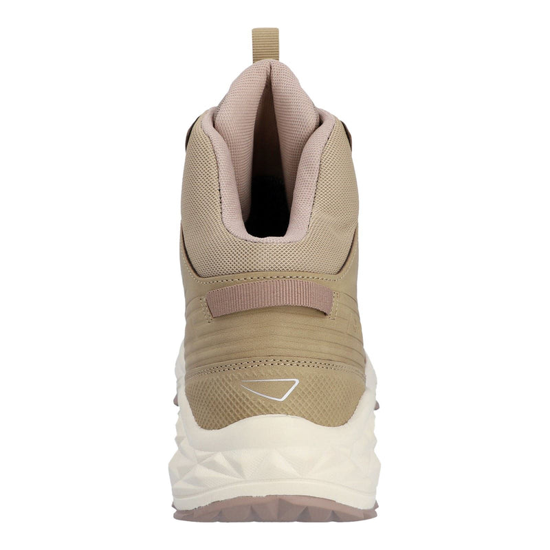 Hi-Tec Fuse Trek Mid Polyester Damen Wanderschuhe In Taupe/Weißkappe Grau/Warm Taupe