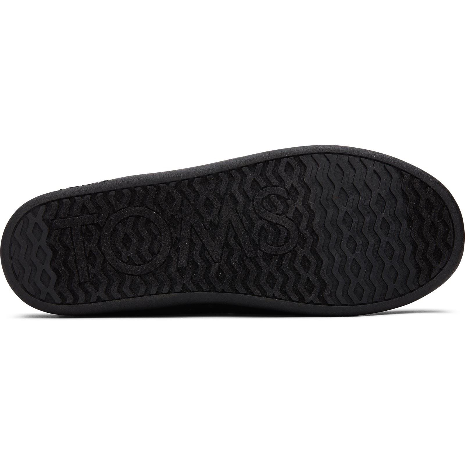 TOMS Sage Polyester Mischung Damen Schwarze Slippers
