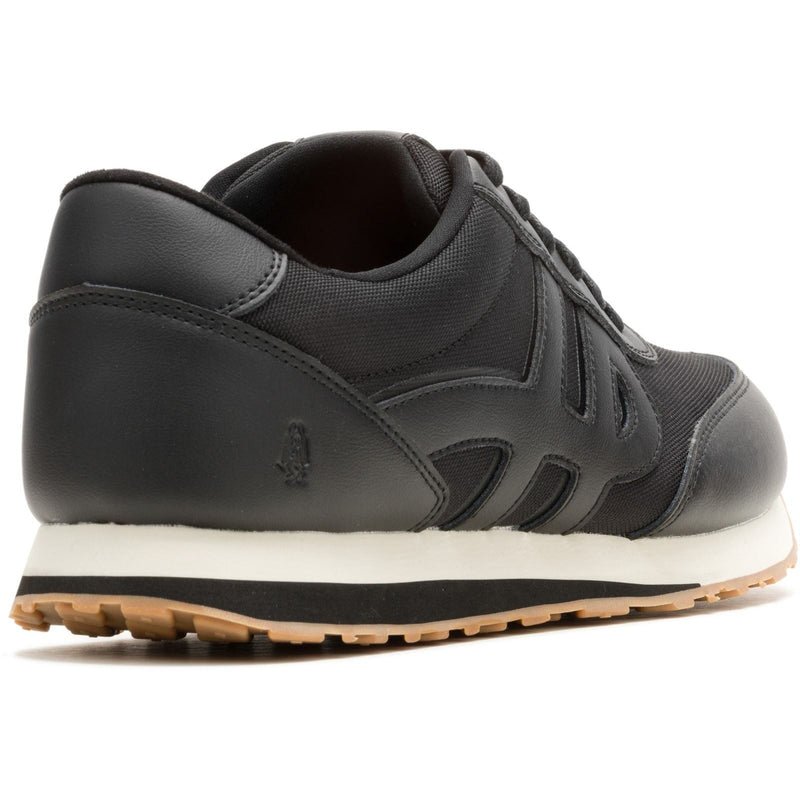 Hush Puppies Seventy8 Herren Schwarz Leder Sneaker