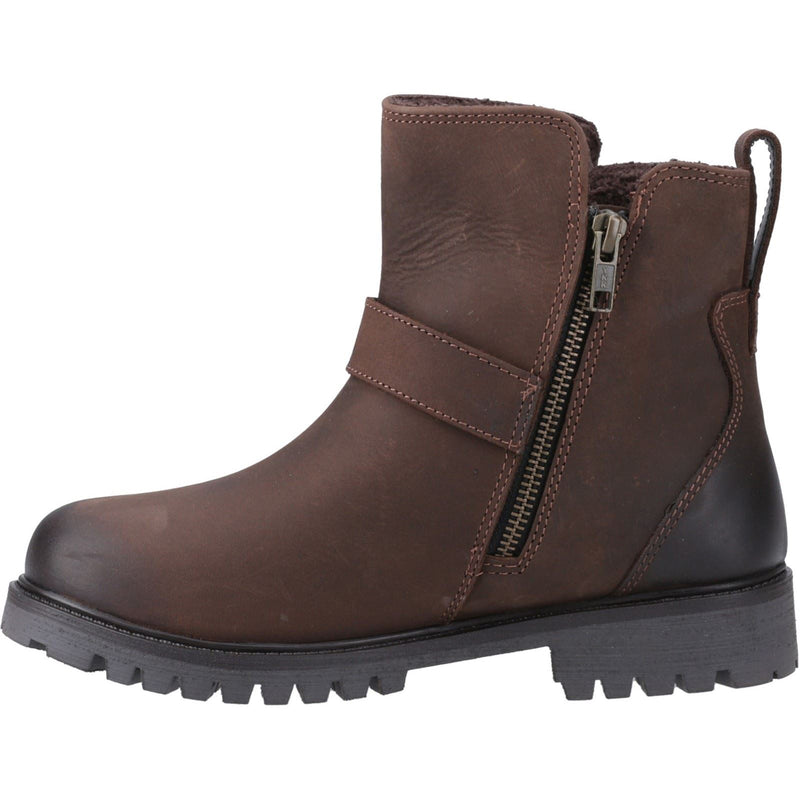 Hush Puppies Wakely Damenstiefel aus braunem Leder