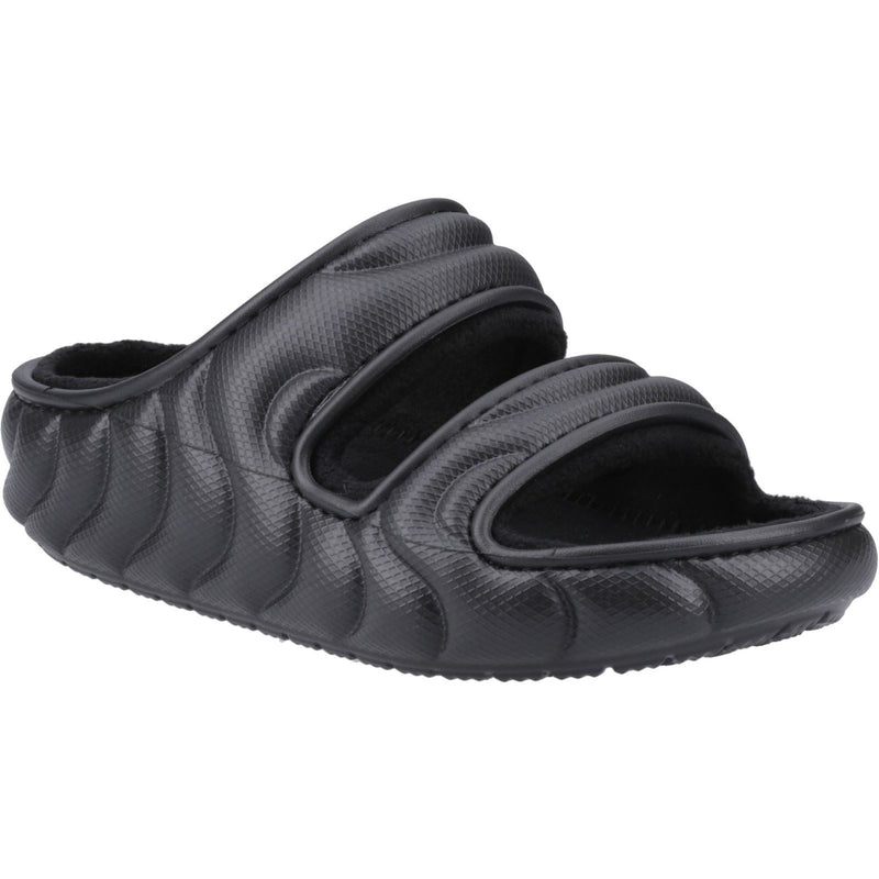 Crocs Classic Cozzzy Overpuff Damen Sandalen Aus Thermoplastischem Material In Schwarz
