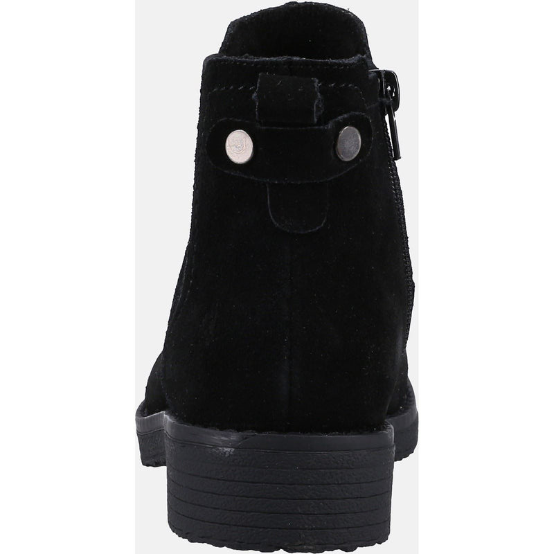 Hush Puppies Maddy Damenstiefel Aus Schwarzem Wildleder