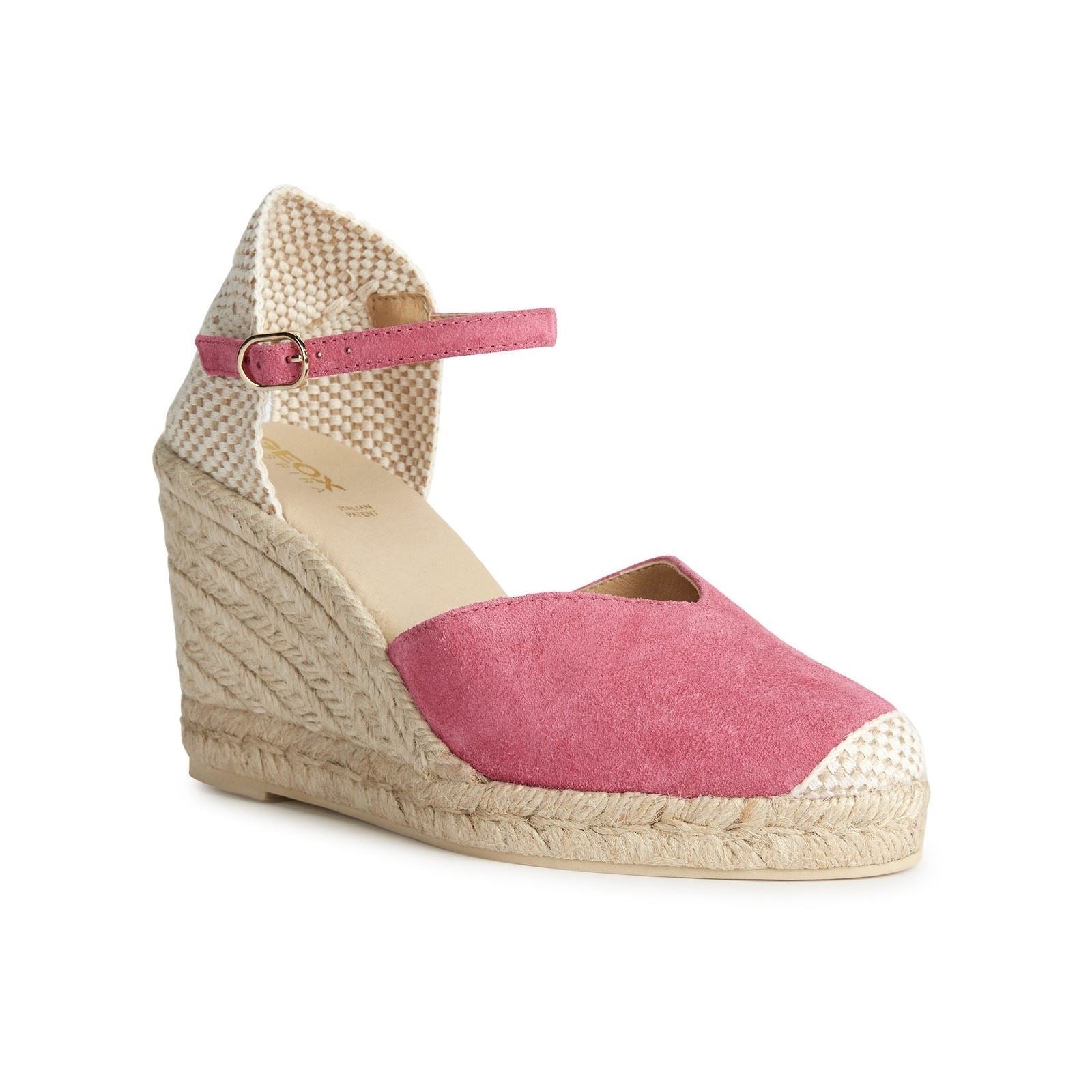 Geox D GELSA Leder Damen Zypressen Sandalen