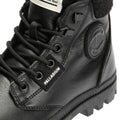 Palladium Pampa HI Snow Warm Leder Damen Schwarze Stiefel