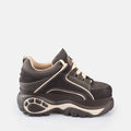 Buffalo 1339-14 Damen Sneaker Aus Braunem Leder