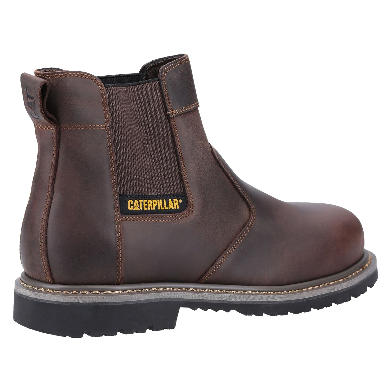 Caterpillar Powerplant Händler Nubuck Braun Sicherheitsschuhe