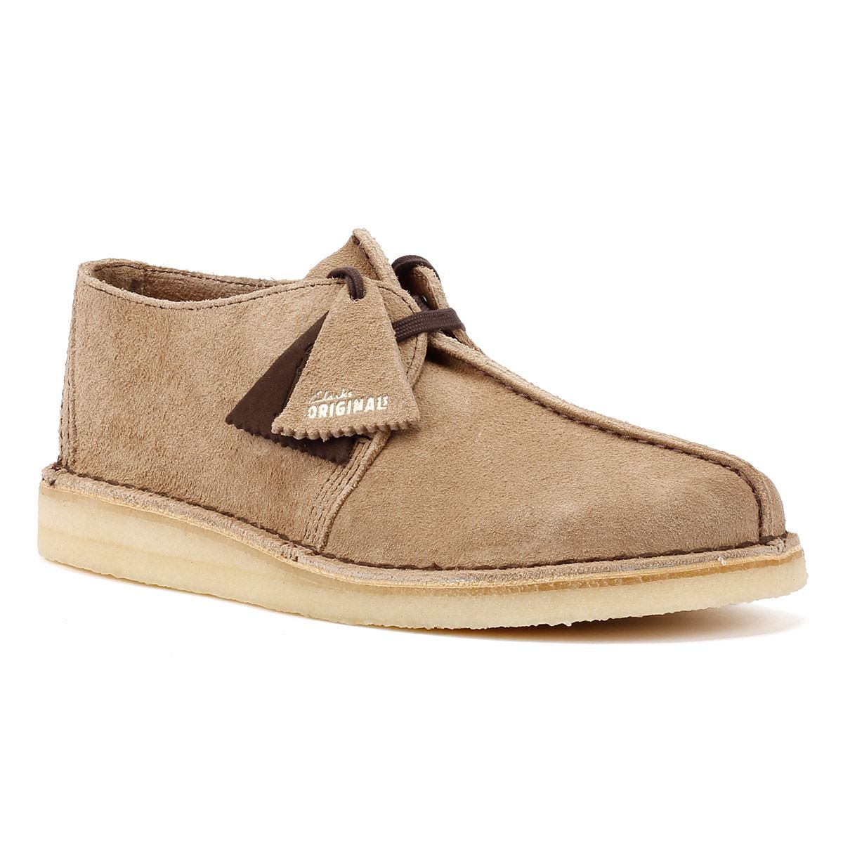 Clarks Originals Desert Trek Wildleder Herren Braune Schnürschuhe