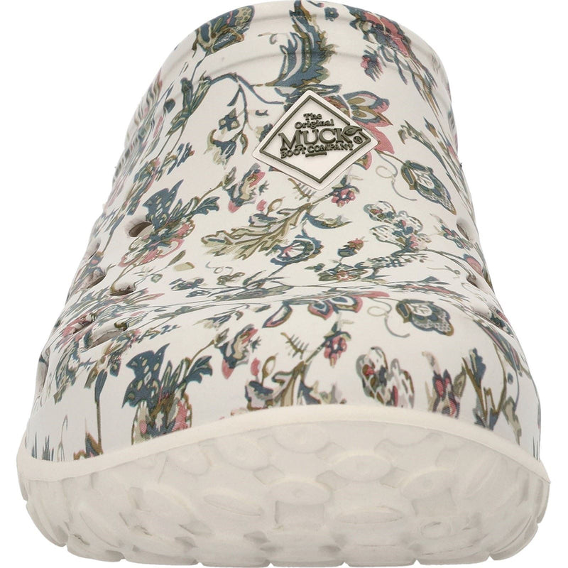 Muck Boots Muckster Lite Hellgraue/Blumendruck Clogs