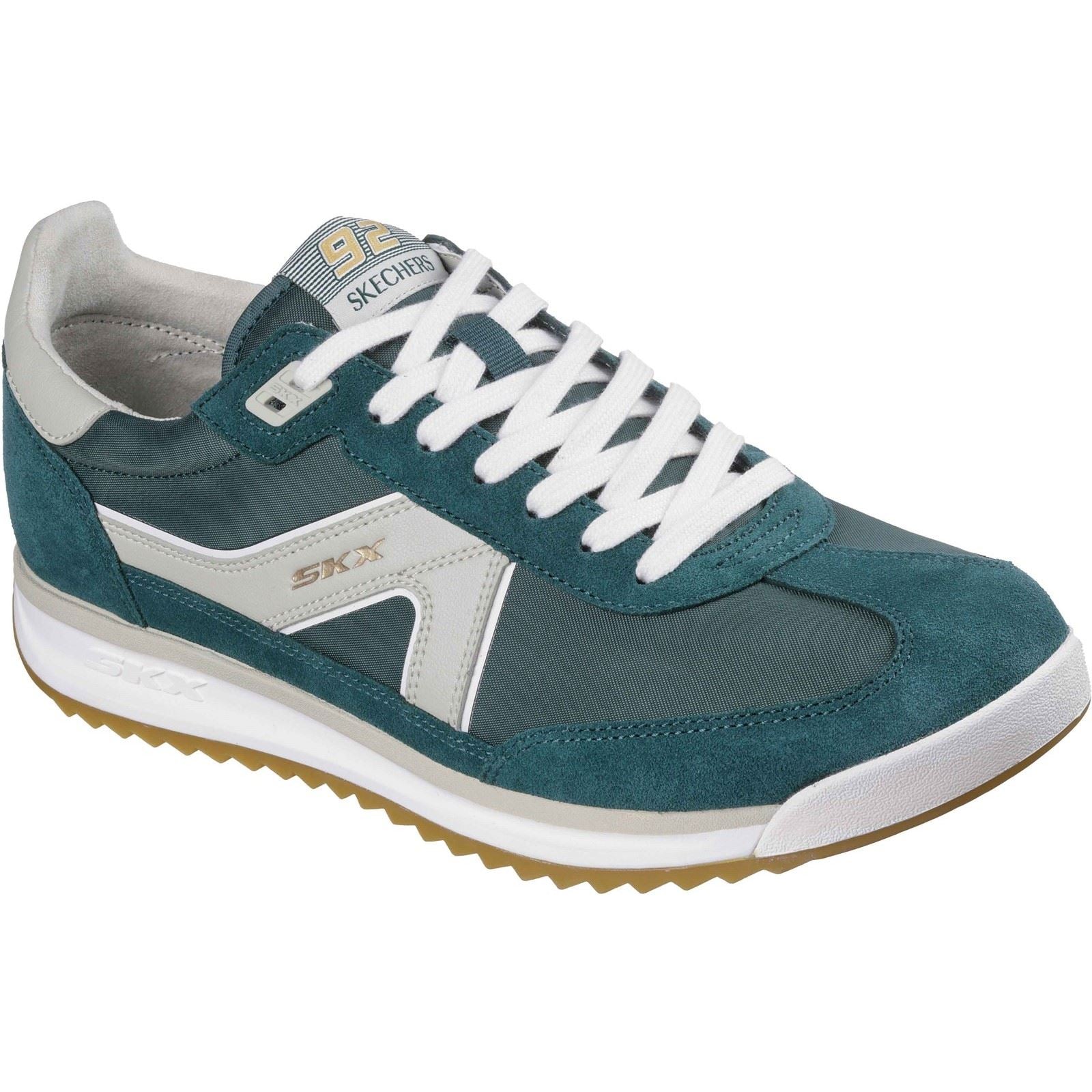 Skechers SKX 92 Spective Leder Herren Grün/Weiß Sneaker