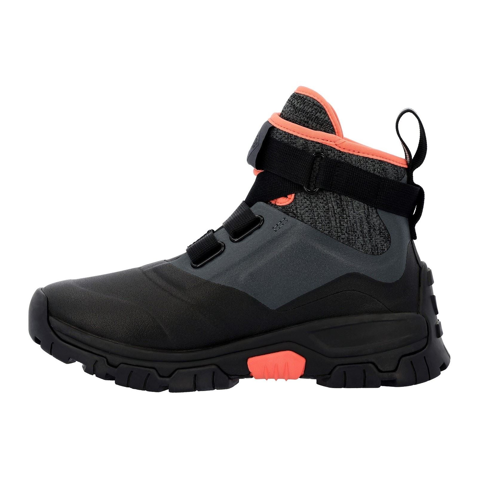Muck Boots Apex Pac Gummischwarze/Dunkle Schatten-Gummistiefel