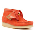 Clarks Originals Wallabee Wildleder Damen Stiefel In Orange