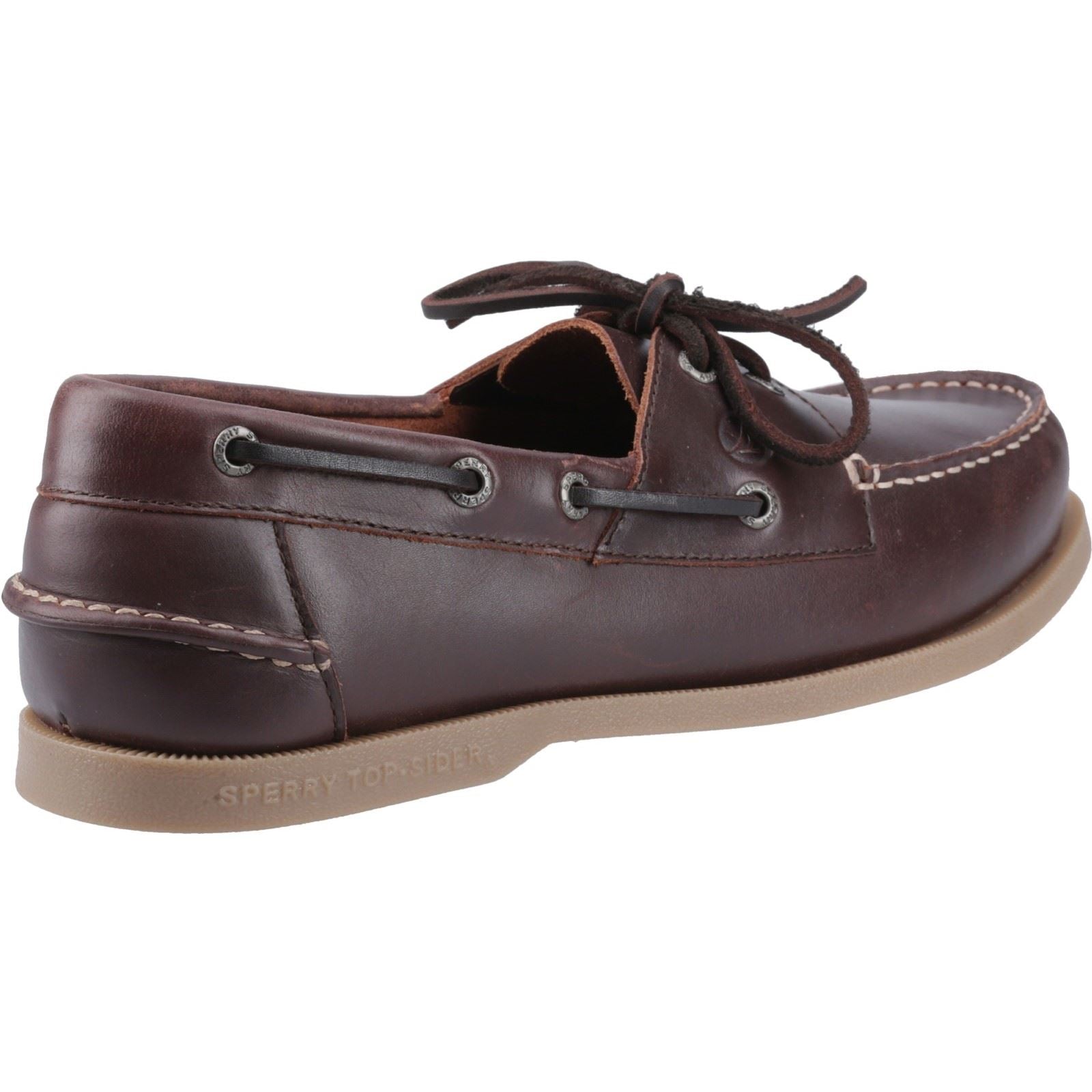 Sperry Tacoma Herren Bootsschuhe Aus Braunem Leder
