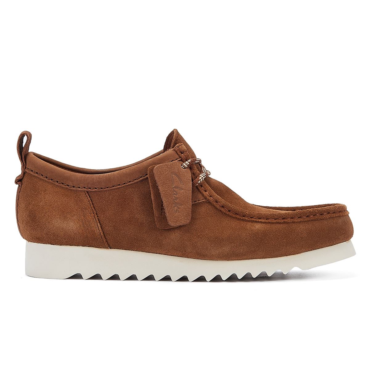 Clarks Main Wallabee FTRE Lo Herren Cola Wildleder Schnürschuhe