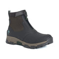 Muck Boots Apex Mid Zip Gummi-Dunkelbraune Gummistiefel