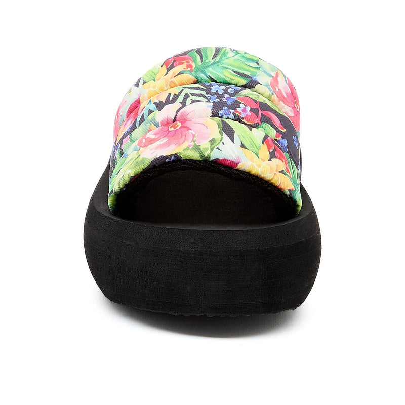 Rocket Dog Splash Bahama Damen Sandalen Aus Textil In Schwarz/Mehrfarbig