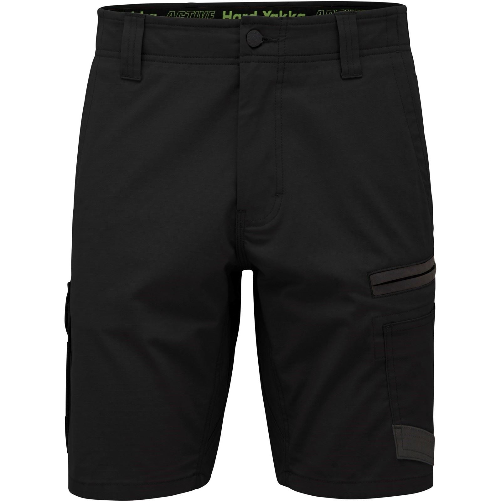 Hard Yakka Raptor Active Baumwoll Männer Schwarze Farbe Knie Lange Shorts