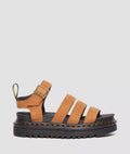 Dr. Martens Blaire Tumbled Nubuck Nubuk Damen Braun Sandalen