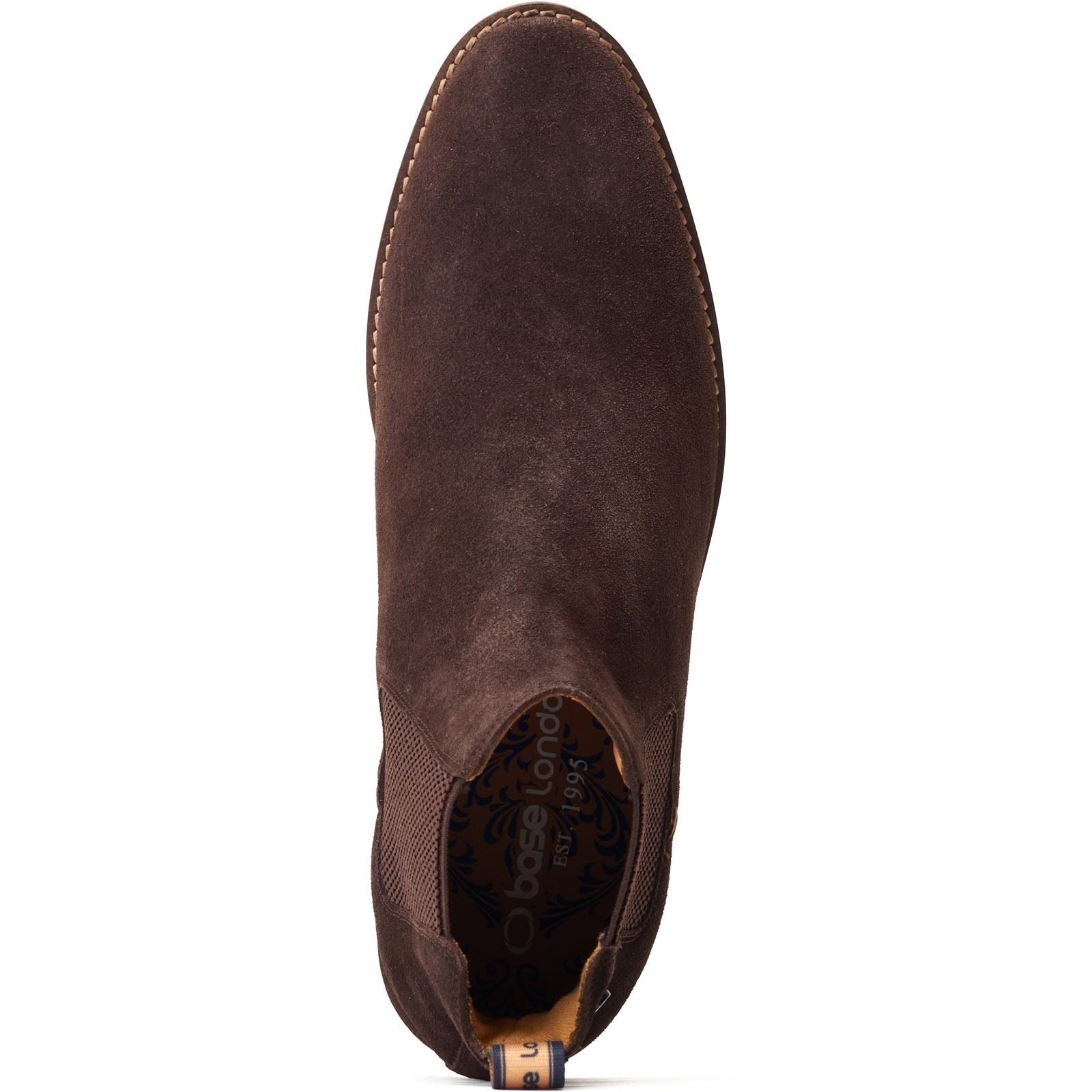 Base London Virgil Leder Herren Stiefel In Verbranntem Braun