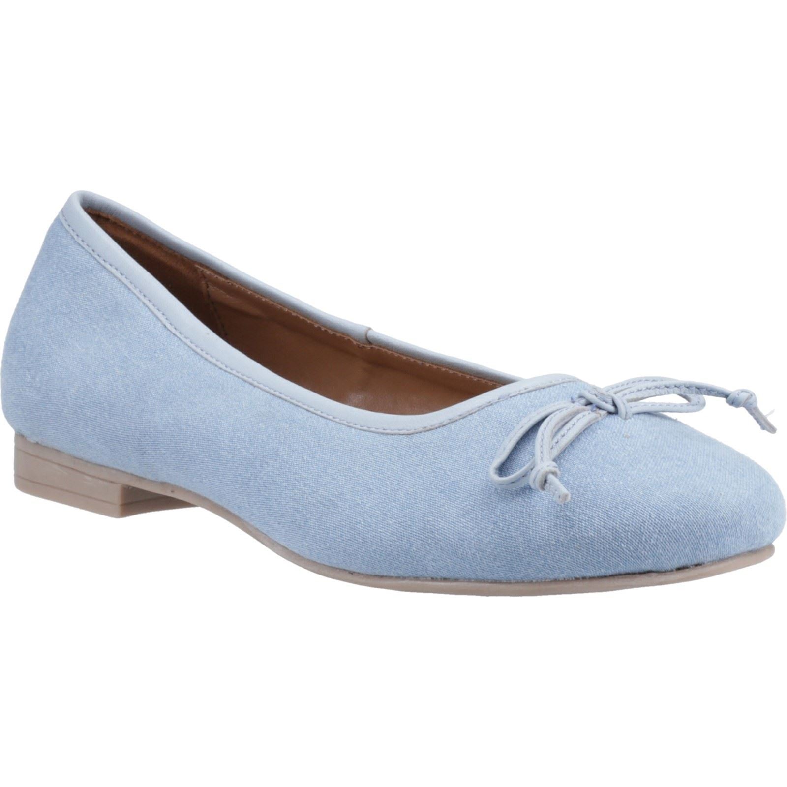 Hush Puppies Naomi Damen Denim Flats Aus Textil