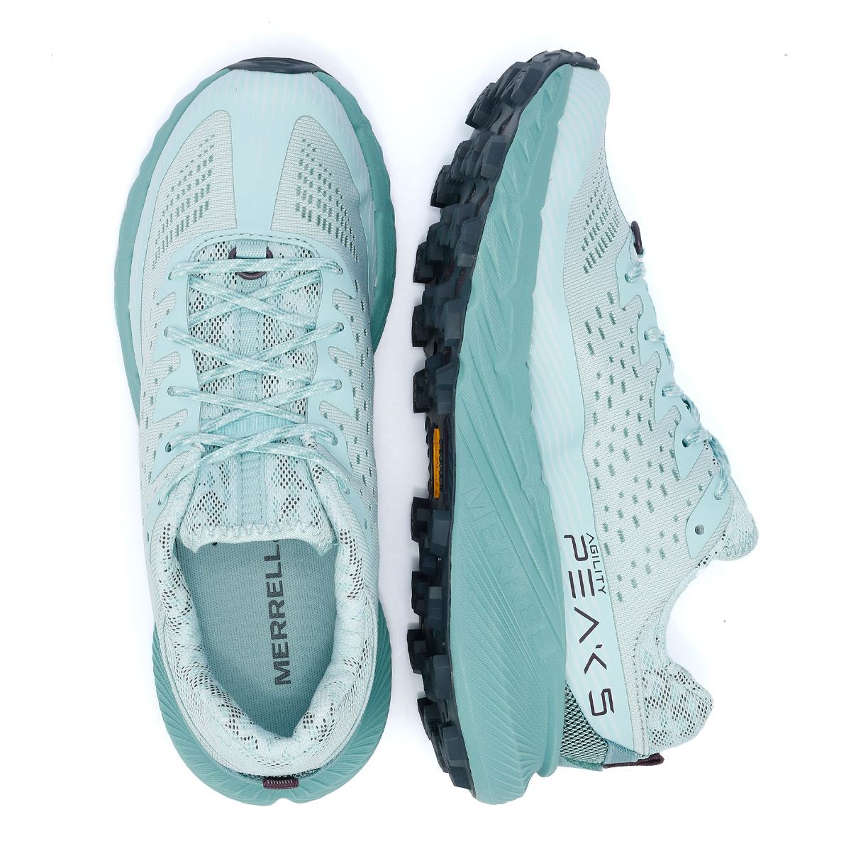 Merrell Agility Peak 5 Damen Blaue Turnschuhe