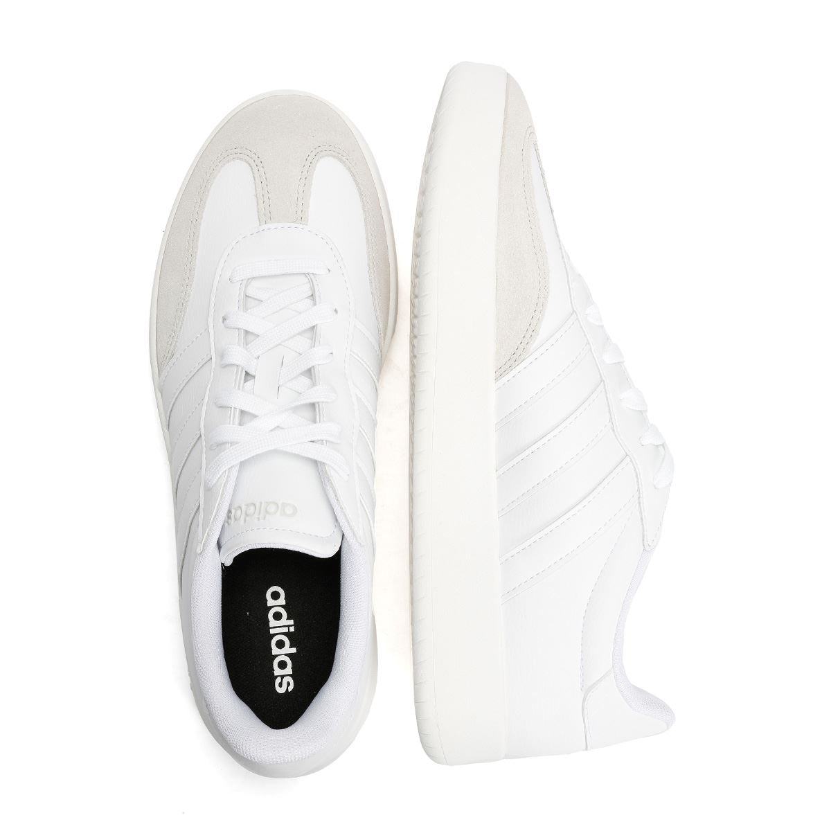 Adidas Barreda Leder Weiße Sneaker