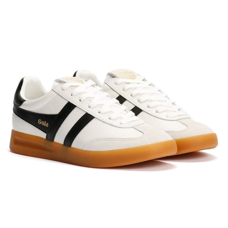 Gola Cyclone Leder Damen Weiße Sneakers