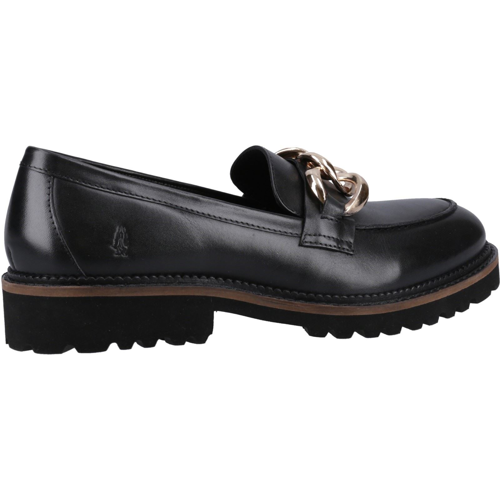 Hush Puppies Gianna Damen Schwarze Farbe Lederloafer