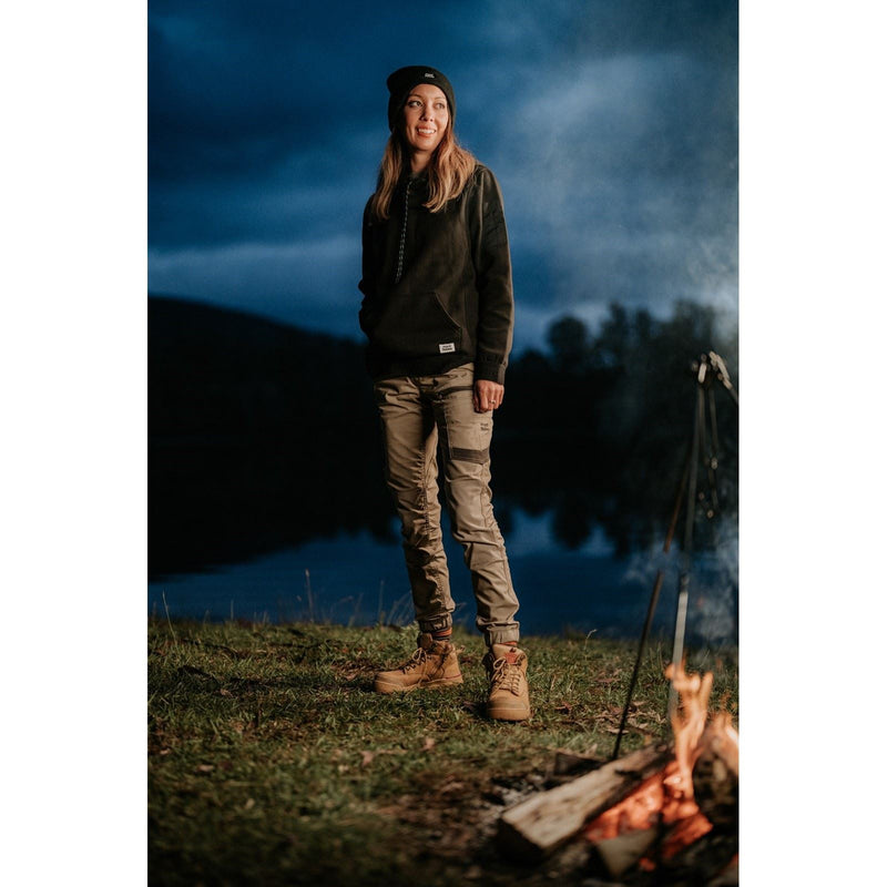 Hard Yakka Dreitausendsechsundfünfzig Spitzenleder Damen Weizen Sicherheitsstiefel