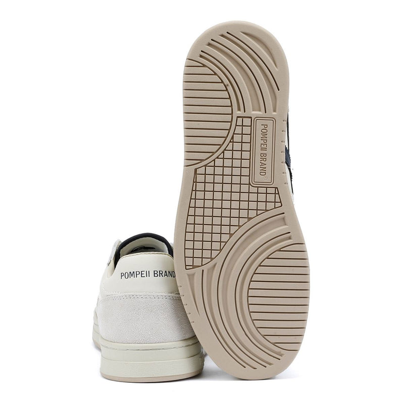 Pompeii Elan Leder Herren Weiße Sneakers